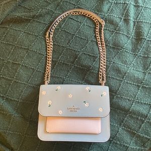 Kate Spade Remi Embroidered Lea Floral Flap Chain Crossbody Bag, Aphrodite